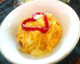 かわいい小さなチーズオムライス作り方8写真