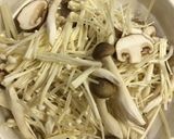 レンジで美味しいキノコ餡の冷製おろし蕎麦作り方2写真
