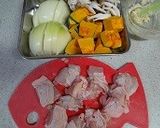 鶏肉とかぼちゃのミルクシチュー作り方1写真