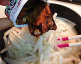 大根消費に☆大根とさんま蒲焼缶炒め☆作り方4写真