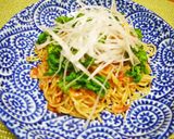 桜えび×炭酸水DE春色しお焼きそば作り方6写真