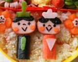 ひな祭りキャラ弁♥切るだけで～お雛様♪作り方9写真