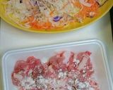 豚肉のソース炒め(*ﾟｰﾟ)v作り方1写真
