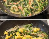 *春菊と玉葱のツナ卵炒め*作り方7写真