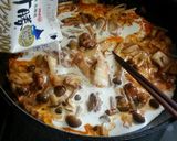 仏韓！✧牡蠣キムチクリームパスタ✧*｡作り方5写真