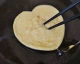 簡単♡お好み焼き粉でもちふわパンケーキ風作り方4写真
