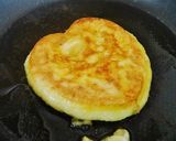 簡単♡お好み焼き粉でもちふわパンケーキ風作り方7写真