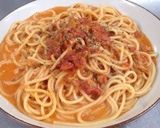 【缶詰で簡単パスタ】ボロネーゼクリーム作り方7写真