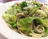 簡単♪舞茸とキャベツの柚子胡椒パスタ作り方4写真