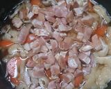 節約☆簡単☆油揚げ入り炊き込みご飯作り方3写真