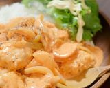m簡単☆鶏のトマトクリーム煮作り方8写真
