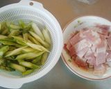 とまらない！香味パン粉のアスパラベーコン作り方1写真