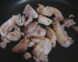 バジル香る♪ご馳走チキントマトパスタ作り方2写真