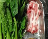 蕎麦つゆ仕立ての常夜鍋作り方1写真