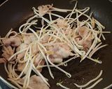 ＊絶品！豚ニラもやしの甘辛焼きそば＊作り方2写真