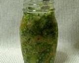 壬生菜となめ茸の塩麹漬け作り方3写真