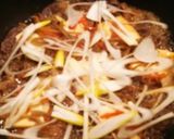 きんぴらde牛肉の柳川風玉子とじ作り方3写真