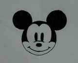 簡単☆ミッキー　キャラチョコ作り方1写真