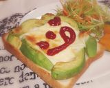 アボ玉チーズのにっこりトースト。作り方5写真