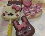 100均の型でチョコ作り♪子どもと一緒♡作り方4写真