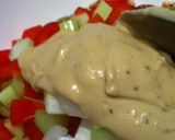胡麻ソース豆サラダ作り方4写真