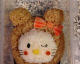 キャラ弁ハローキティバレンタインクマ海外作り方8写真