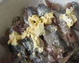 あじとタマゴサラダのパン粉焼き作り方3写真