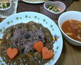 簡単バレンタイン☆カカオの黒豆ごはん作り方8写真
