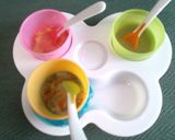 離乳食初期　バレンタイン♪チョコ風作り方5写真