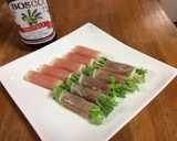 生ハムを使った簡単おつまみ 梅風味作り方3写真