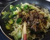 ご当地★うずらとブロッコリー塩焼きそば作り方3写真