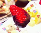 超簡単チョコフォンデュ☆朝食にも♪作り方7写真