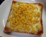 ラク朝ご飯♡マヨコーンのトースト♡作り方4写真