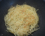 カキと白ねぎの地中海風？塩焼きそば作り方2写真