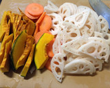 揚げ野菜の大根おろし煮作り方1写真
