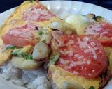 トマトと玉子で(日曜の朝ごはん）作り方9写真