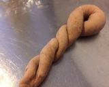 ココアねじりパン＊。°作り方4写真