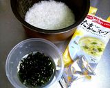 卵スープの素で♪お手軽炊き込みご飯♪作り方1写真