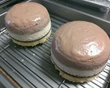 三層仕立ての贅沢チョコレートムースケーキ作り方25写真