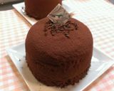 三層仕立ての贅沢チョコレートムースケーキ作り方28写真