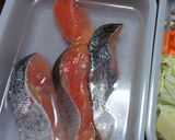 一気に2品！鮭の石狩鍋風煮とお味噌汁作り方1写真