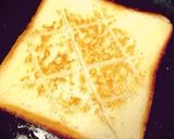 フライパンでもちふわチーズトースト作り方2写真