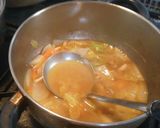 一気に2品！鮭の石狩鍋風煮とお味噌汁作り方4写真
