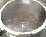 圧力鍋で作る花豆煮作り方1写真