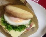 朝マック風ベーコンエッグマフィン♪作り方4写真