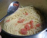 ［簡単］明太生クリームパスタ［お手軽］作り方3写真