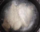 ☆簡単☆鶏胸肉と中華くらげの和え物作り方1写真