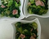 ダラ嫁★チンゲン菜のベーコン炒め作り方6写真