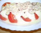 ○レンジで豆腐とトマトのグラタン○作り方4写真