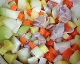 舞茸と鶏肉のクリームスープ♪作り方4写真